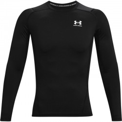 UNDER ARMOUR HG  Comp LS LONGSLEEVE SHIRT (1361524-001)ΜΑΥΡΟ