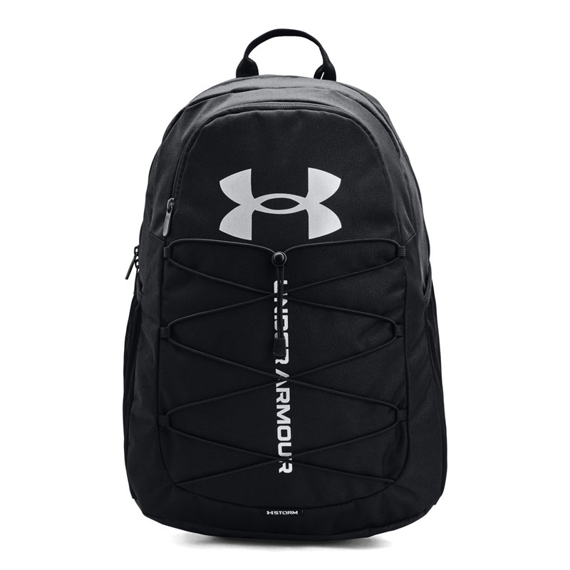 UNDER ARMOUR Hustle Sport Backpack (1364181-001)ΤΣΑΝΤΑ ΠΛΑΤΗΣ 26 ΛΙΤΡΑ Μαύρη