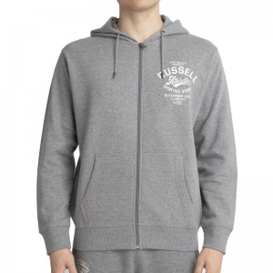 Russell Athletic Ανδρικό Φούτερ Ζακέτα (A1-016-2-090)ΓΚΡΙ Russell Athletic Ανδρικό Φούτερ Ζακέτα (A1-016-2-090)ΓΚΡΙ