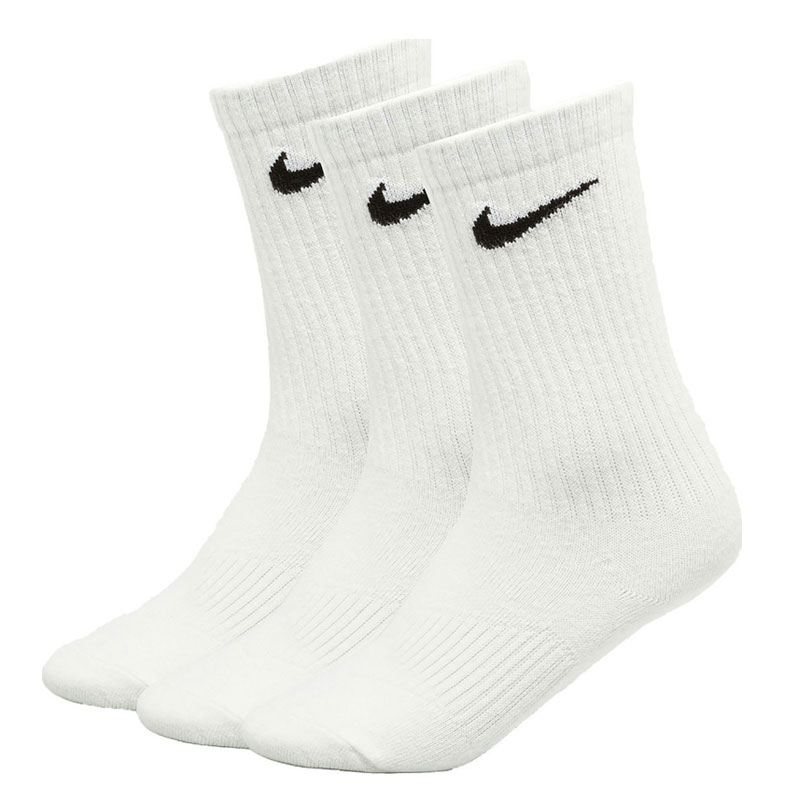 Nike Everyday Lightweight Crew 3 ζεύγη ΛΕΥΚΕΣ ΚΑΛΤΣΕΣ (SX7676-100)