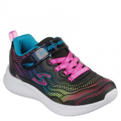 Skechers Jumpsters Water Repellent (302433L-BKMT) ΜΑΥΡΑ ΠΑΙΔΙΚΑ ΠΑΠΟΥΤΣΙΑ