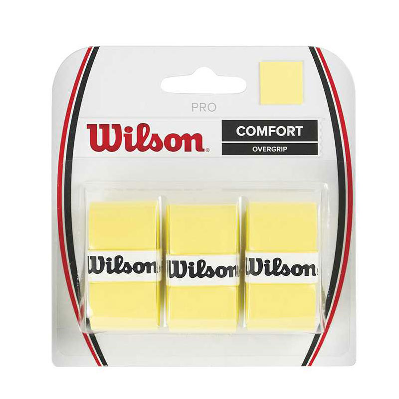 Wilson Comfort Overgrip Κίτρινο 3τμχ (WRZ4014YE)